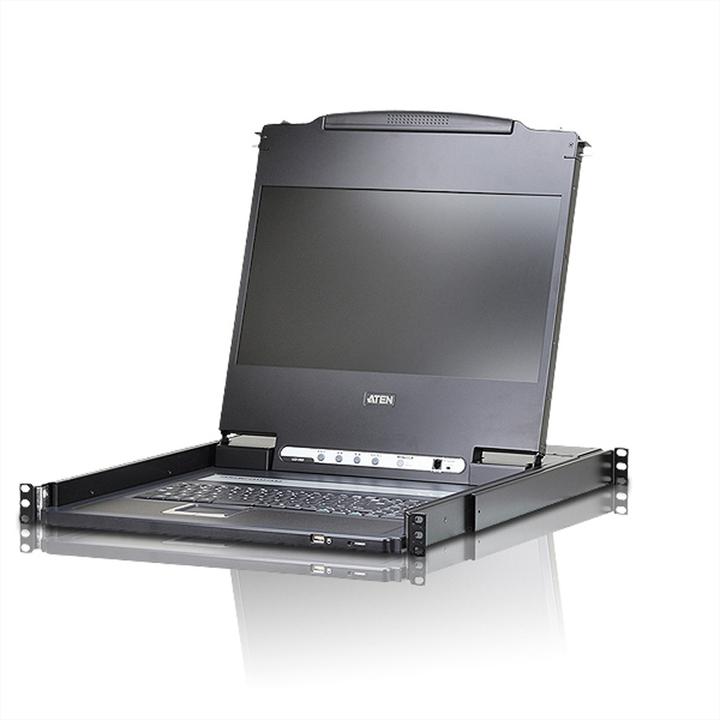 Image du produit Aten Console USB / HDMI / DVI / VGA, max, TFT-LCD 8 ms, 250 cd/m², AC FR