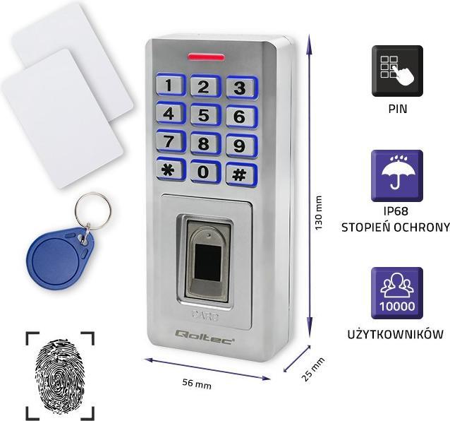 Image du produit Qoltec N--QOLTEC 52447 Code lock OBERON avec