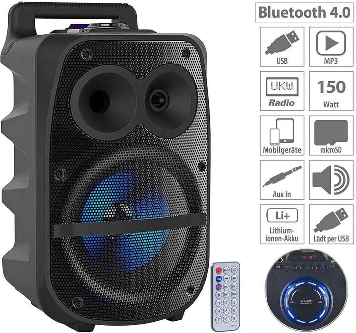 Produktbild Auvisio Mobile PA-Partyanlage