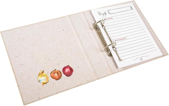 Image du produit Goldbuch Carnet de notes pour recettes Onions 21 x 22 cm (21 x 22 cm, À rayures, Couverture rigide)