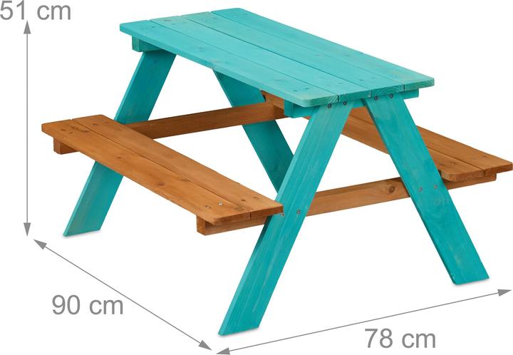 Actual product image Relaxdays Children's picnic set