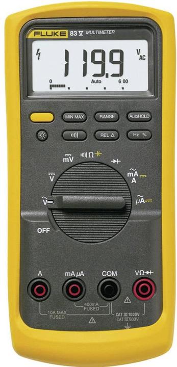 Produktbild Fluke Hand-Multimeter digital 83V/EU (CAT III 1000V, CAT IV 600V)