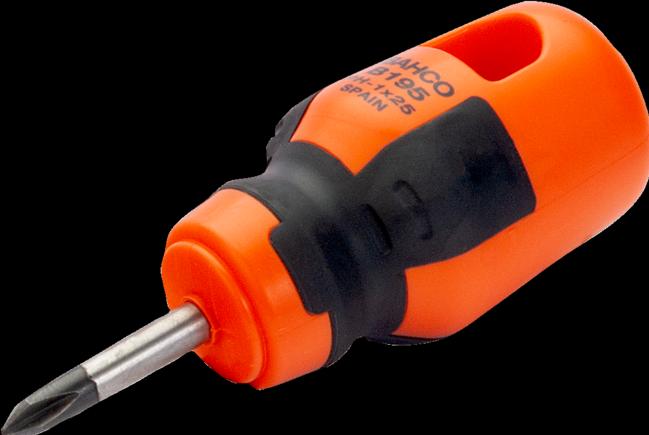 Actual product image Bahco Stubby Screwdriver Ph2x25 (Phillipps cross recess (PH))