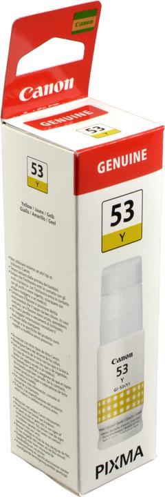 Actual product image Canon GI-53 Y yellow (Y)