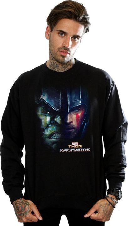 Immagine prodotto Thor Ragnarok Hulk Split Face Felpa Uomo (S)
