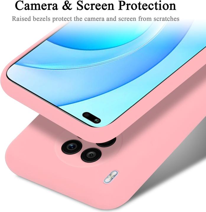 Actual product image Cadorabo TPU Liquid Silicone Case Cover for Honor 50 LITE (Honor 50 Lite)