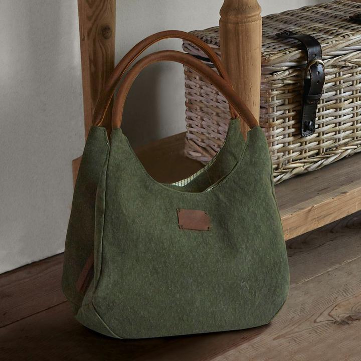 Immagine prodotto Loberon Borsa Lucie verde/marrone