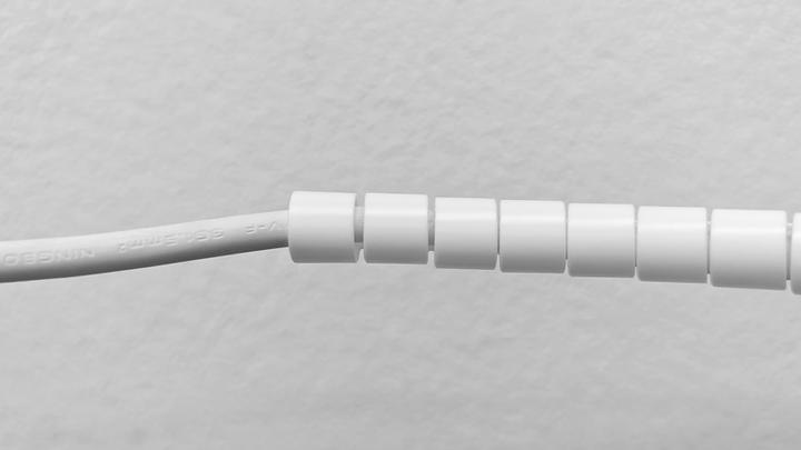 Produktbild Steffen SET FAST COVER Kabelschutzschlauch Typ 16mm weiss (Kabelschlauch, 200 cm)