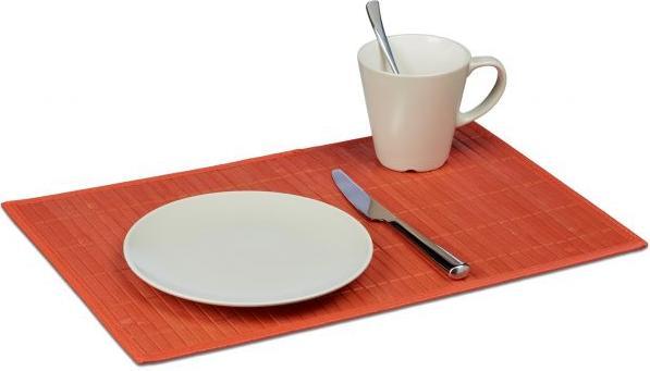 Immagine prodotto Relaxdays Set da 6 tovagliette (6 pz., 45 x 30 x 0,3 cm)