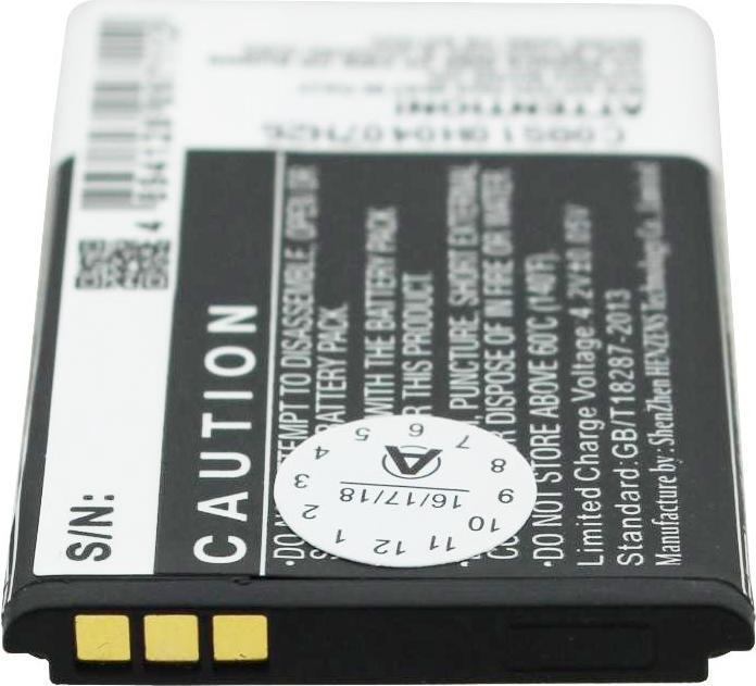 Actual product image AccuCell Akku für Kazam Life B2, Kazam Life C5, KAC5-HELBE0003594