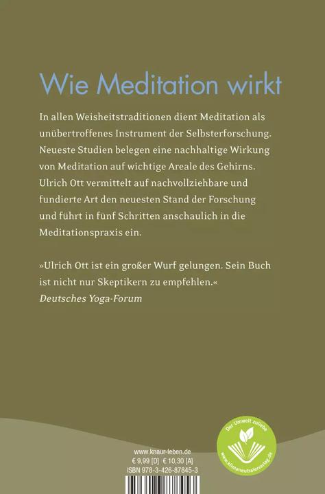 Produktbild Meditation für Skeptiker (Deutsch, Ulrich Ott, 2019)