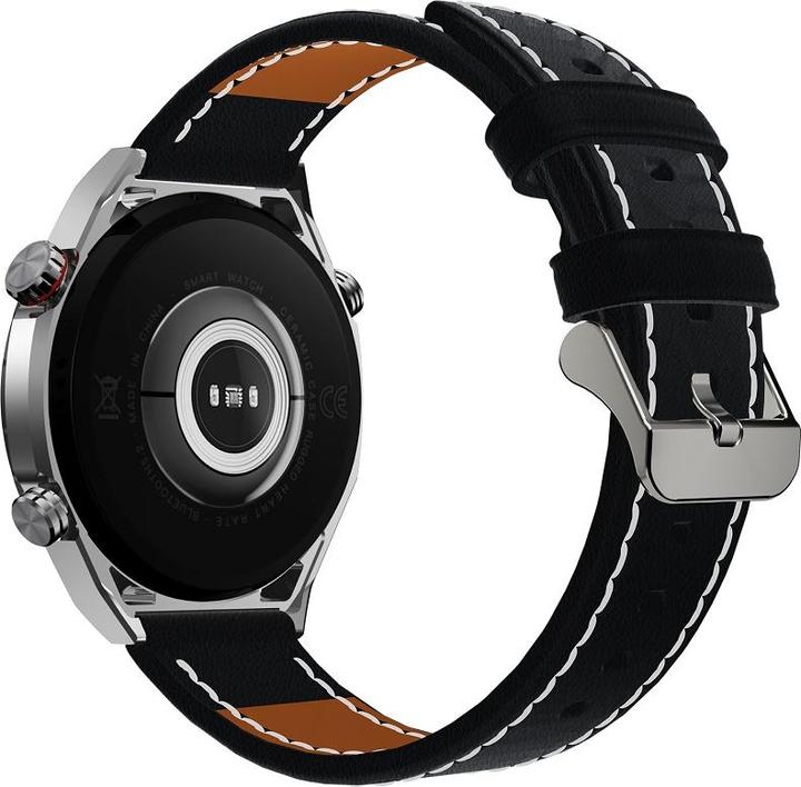 Produktbild Maxcom SMARTWATCH ECOWATCH EW01 BLACK 1,52 HD/360X360/400mAh/7-20 DIAS/BT CALLS/BLE 5.2 EW01BK (51 mm)