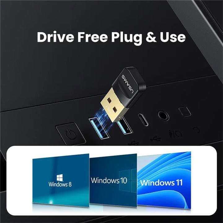 Actual product image Usams Adapter USB Bluetooth ZB321 5.1 czarny