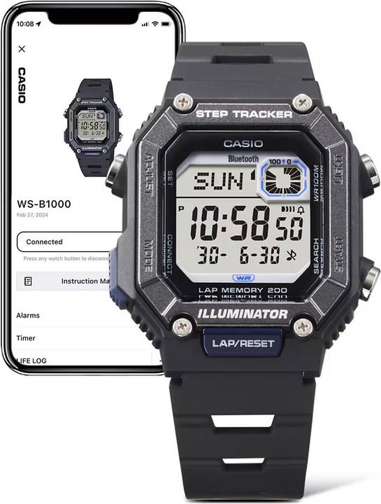 Immagine prodotto Casio WS-B1000-1AVEF (Cronografo, 41 mm)
