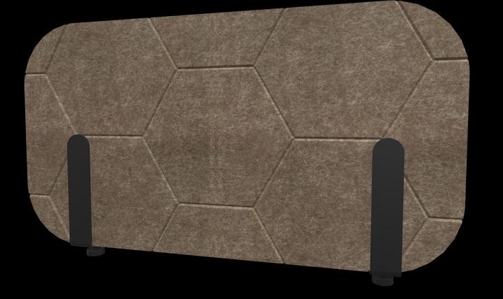 Produktbild Narbutas Pet Round Tischtrennwand Hexagon (68 x 2 x 36.5 cm)