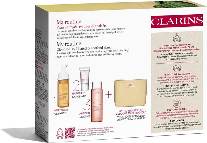 Actual product image Clarins Specials - Premium Cleansing Sensitive Skin Kit (Foam, 200 ml)