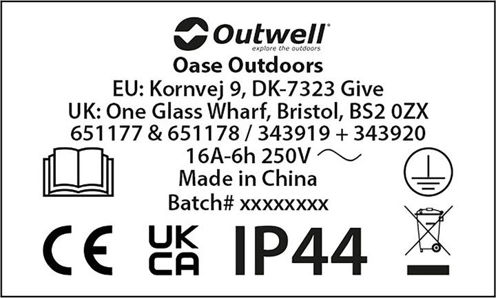 Image du produit Outwell Corvus Cee Cable (15 m, CEE)