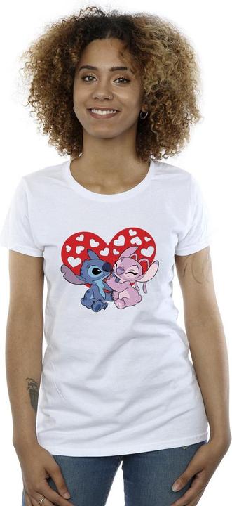 Image du produit Disney - T-shirt LILO & STITCH HEARTS - Femme (XXL)