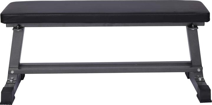 Image du produit Wiltec Banc de musculation plat avec support Banc incliné Banc de fitness Appareil pour abdominaux 300kg