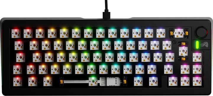 Immagine prodotto Glorious Tastiera da gioco personalizzata GMMK 3 65 % - barebone, layout ISO, nero (Cablato)