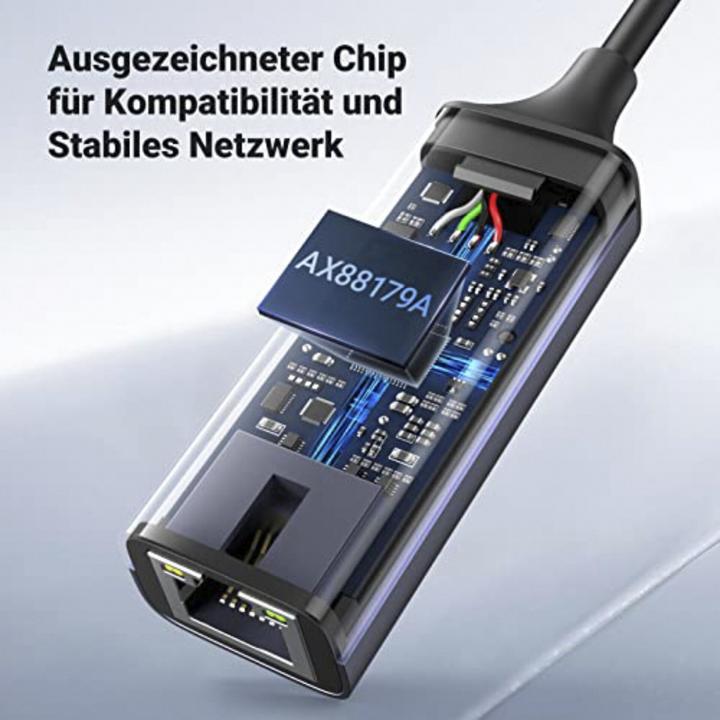 Actual product image Ugreen Ethernet Adapter (USB, RJ45 Gigabit Ethernet (1x))