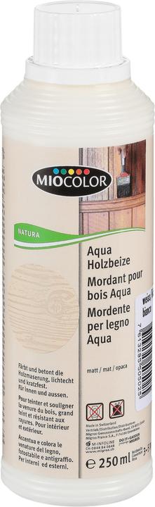 Immagine prodotto Miocolor Mordente per legno acquatico (Bianco, 0.25 l)