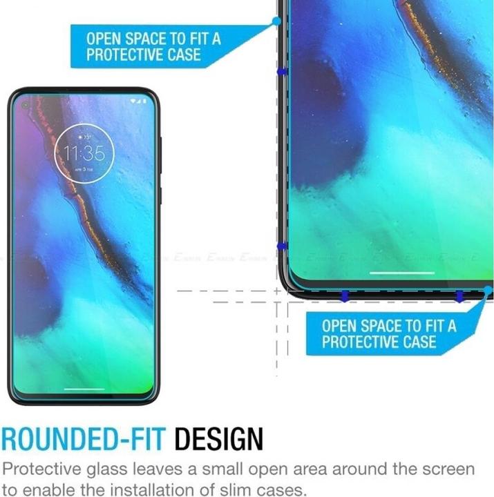 Actual product image Screenguard Motorola Moto G Pro Protective Glass Film Case Friendly Design (1 Piece, Motorola Moto G Pro)