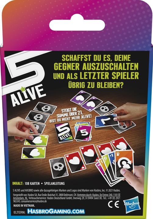 Immagine prodotto Hasbro Gaming Gioco di carte Five Alive (Tedesco)