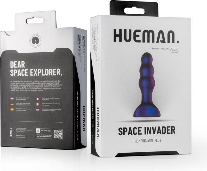 Produktbild Hueman Space Invader vibrierender Analplug