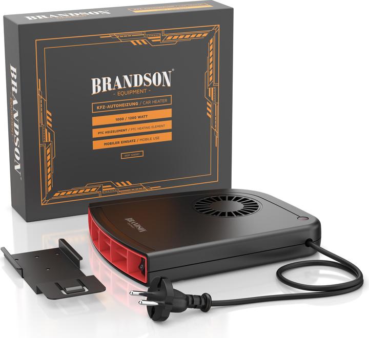 Produktbild Brandson Innenraumheizung, mobile Auto Heizung, Standheizung für PKW & LKW, Entfroster, 1200 W, Heizlüfter