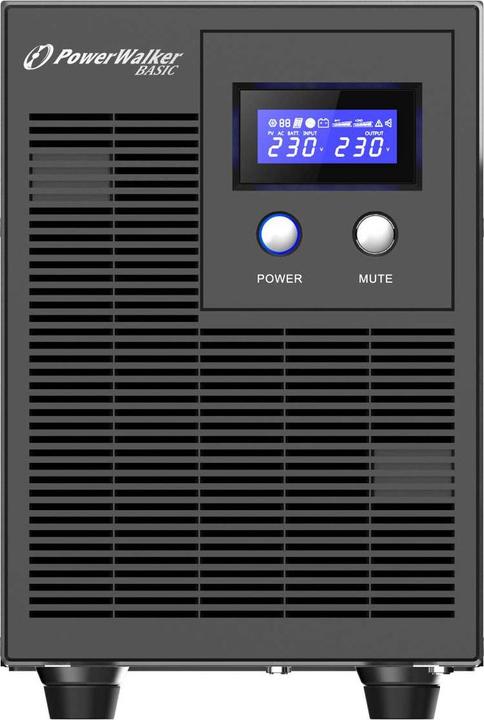 Actual product image Powerwalker Basic VI 3000 STL IEC UK (3000 VA, 1800 W, Line-interactive UPS)