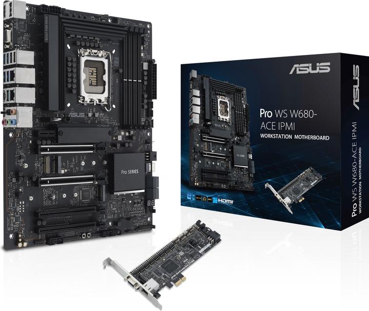 Actual product image ASUS MB PRO WS W680-ACE IPMI (LGA 1700, Intel W680, ATX)