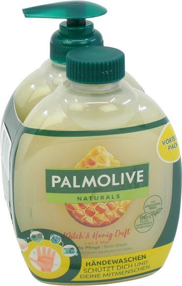 Palmolive Flüssig Seife 2x300ml Milch & Honig (Flüssigseife, 600 ml)