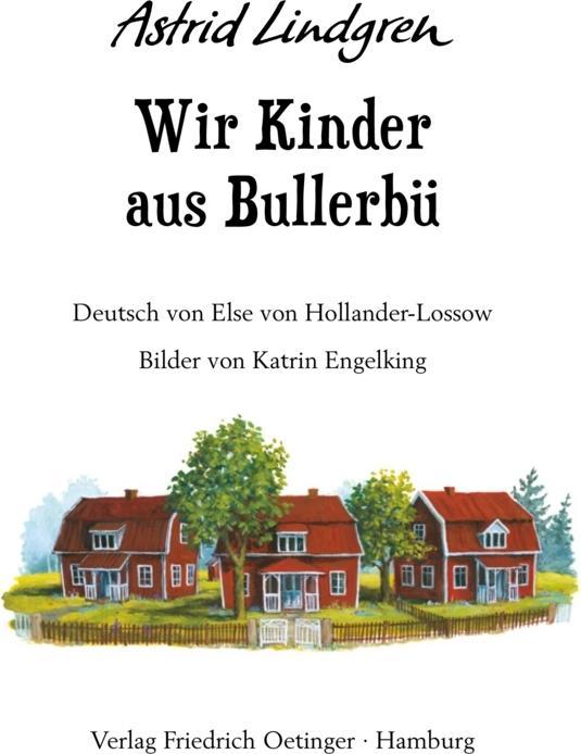 Actual product image Wir Kinder aus Bullerbü (farbig) (German, Astrid Lindgren, 2014)