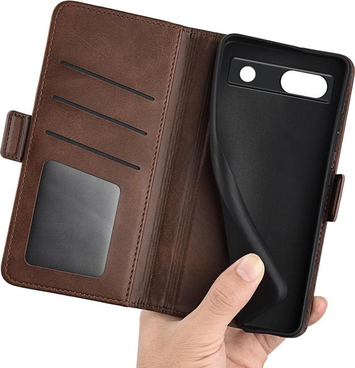 Actual product image Screenguard CardLounge Google Pixel 7a Leather Cover (Google Pixel 7a)