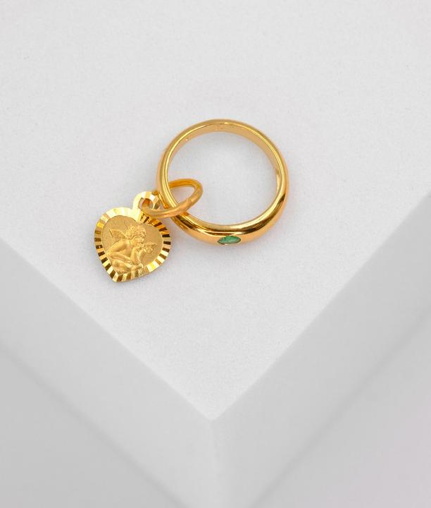 Immagine prodotto Muau Anello di battesimo (54, Oro 750/18 K)