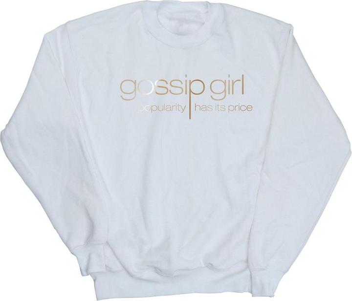 Actual product image Gossip Girl Womens/Ladies Gold Logo Sweatshirt (XL)