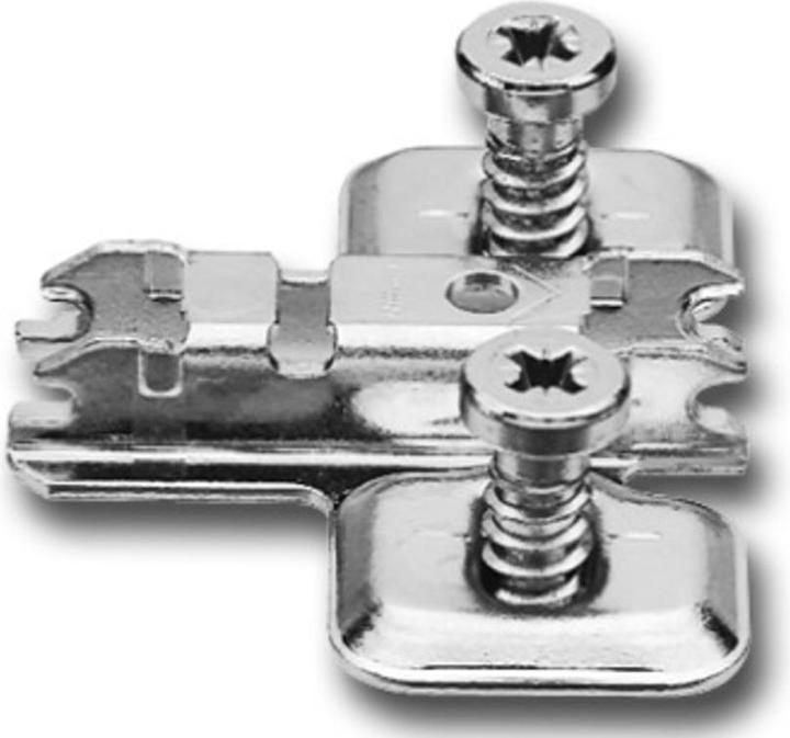 Blum Plaques de montage cruciforme CLIP montage d'angle (1 pcs)