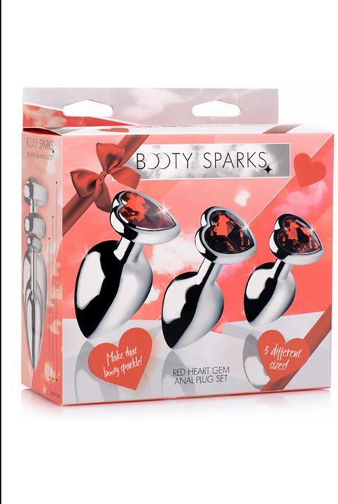 Immagine prodotto XR Brands Set di plug anali Heart Gem