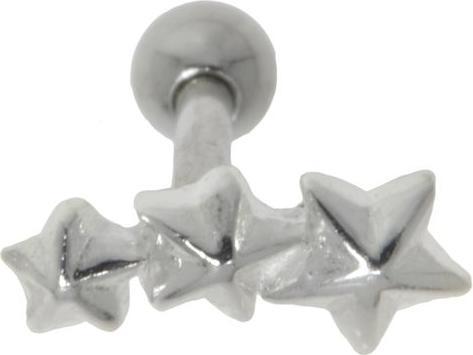 Image du produit Bijouteria Piercing d'oreille (Acier chirurgical 316L, Laiton argenté)