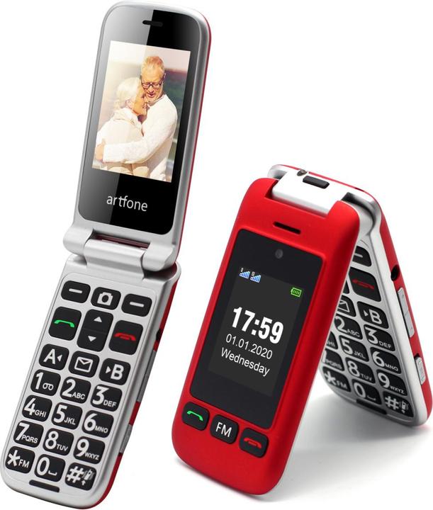 Actual product image Sponge Artfone C10 Flip Senior Phone (1.80", 2G)