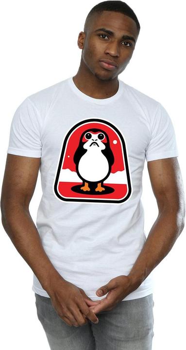 Immagine prodotto Star Wars The Last Jedi Porgs Badge Maglietta Uomo (S)