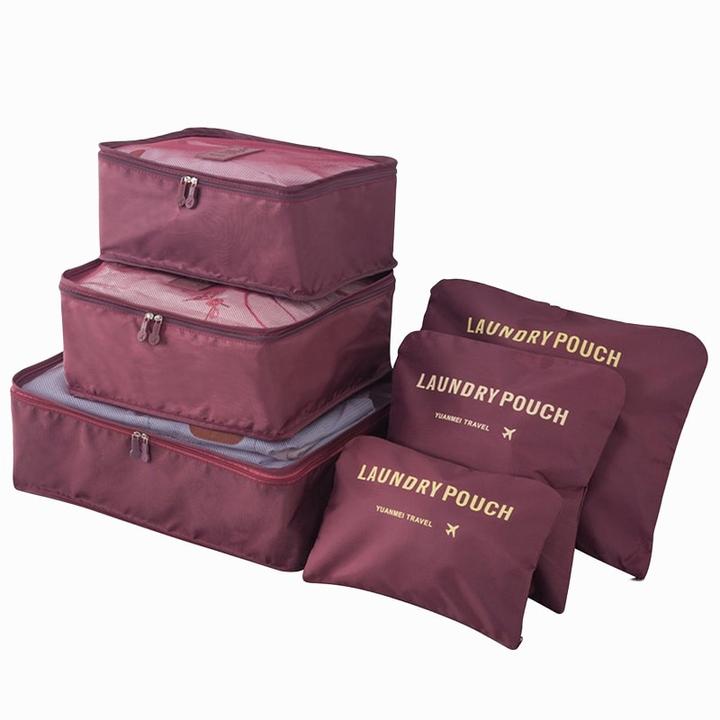 Immagine prodotto JTI Set di organizer per borse da viaggio - rosso scuro
