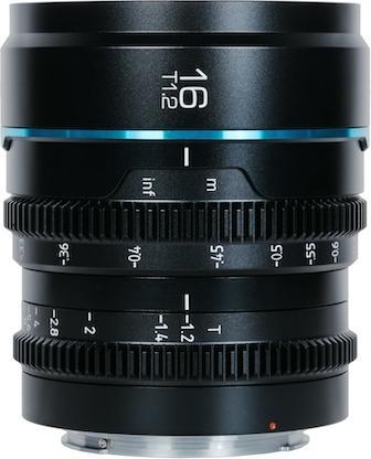 Sirui Nightwalker 16mm T1.2 S35 Manual Focus Cine Lens (C-Mount, APS-C / DX)