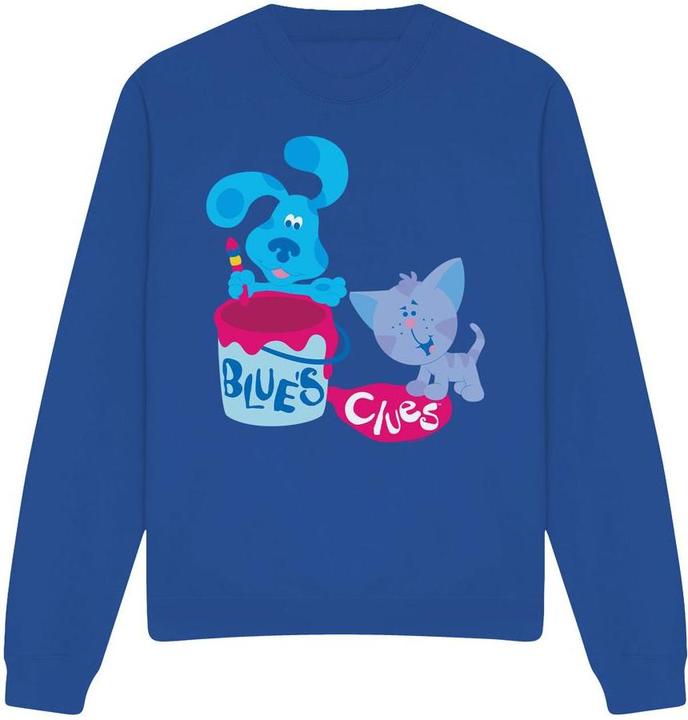 Actual product image Blue´s Clues Unisex Adult Paint It! Sweatshirt (S)