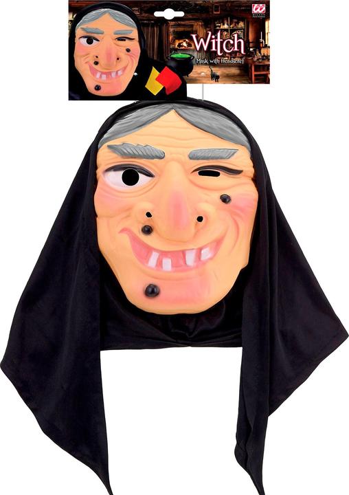 Image du produit Widmann HEXEN MASKE MIT KOPFTUCH aus Plastik