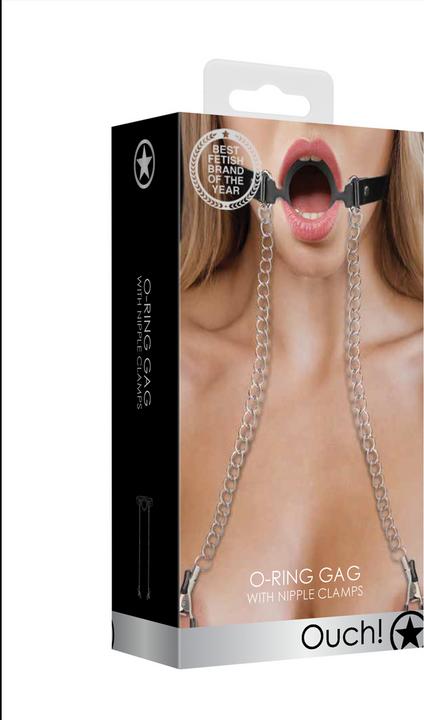Immagine prodotto Ouch! O-Ring With Nipple Clamps