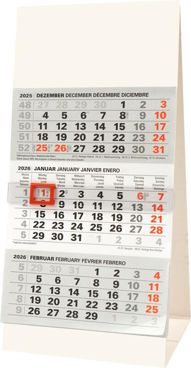 Actual product image Biella Desktop Peak 3-month desk top (Hardcover)
