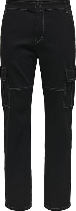 Actual product image Only & Sons ONSEDGE mid waist straight cut jeans regular fit jeans (36)