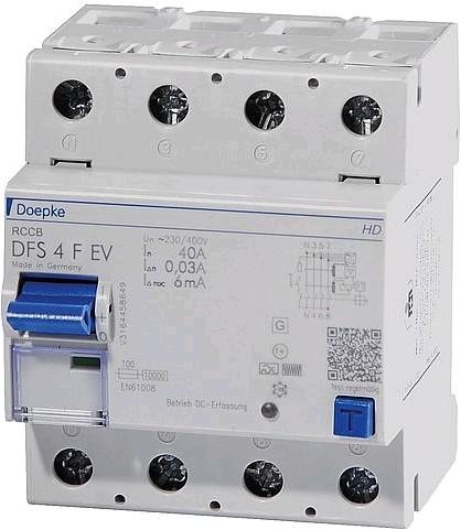 Image du produit Doepke Disjoncteur FI DFS 4 4040,03 F EV
